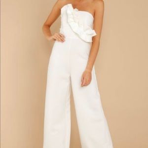 White Jumpsuit Size small